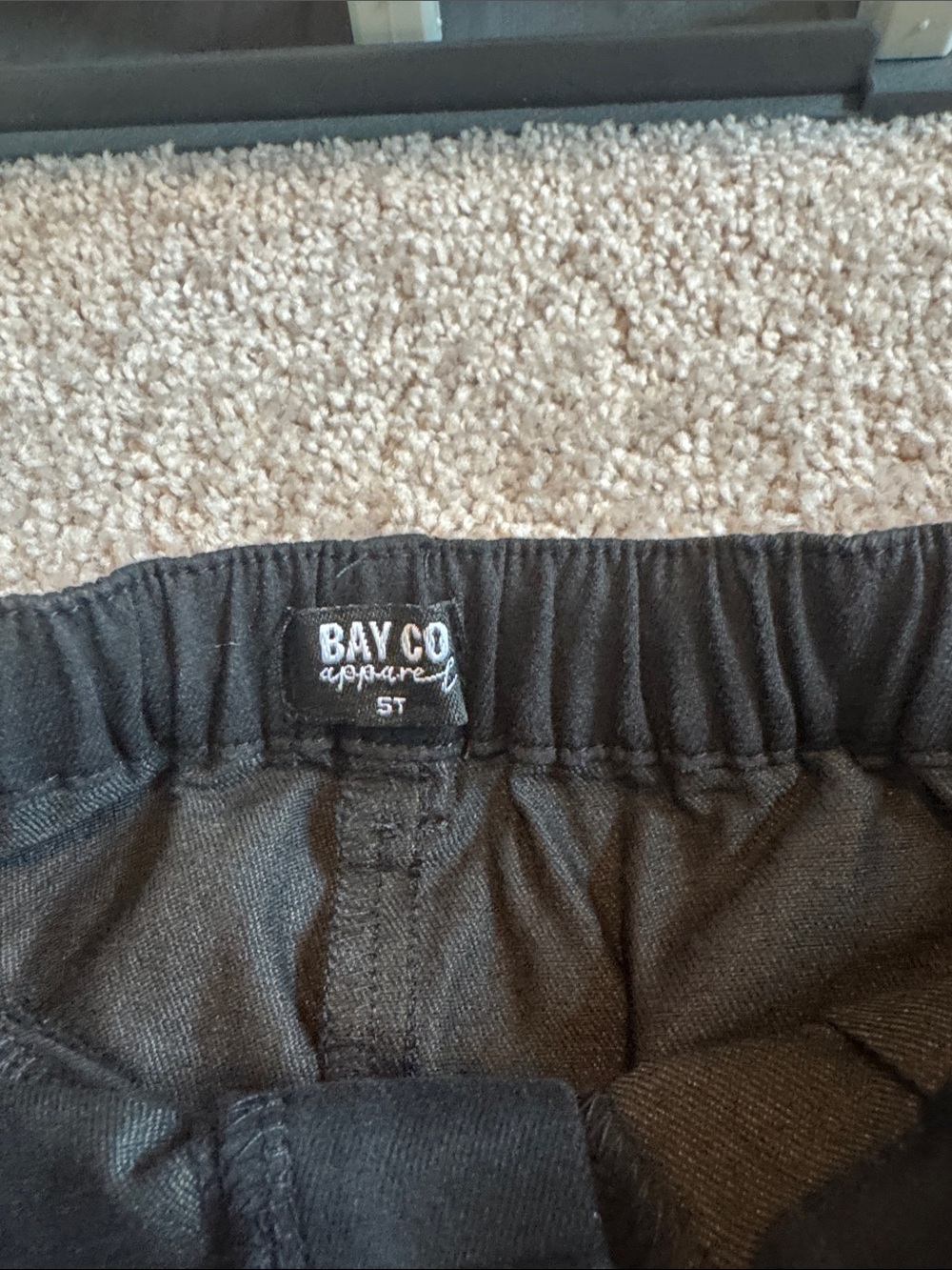 Bay co apparel kids Black Drawstring Jogger Pants - Picture 3 of 4